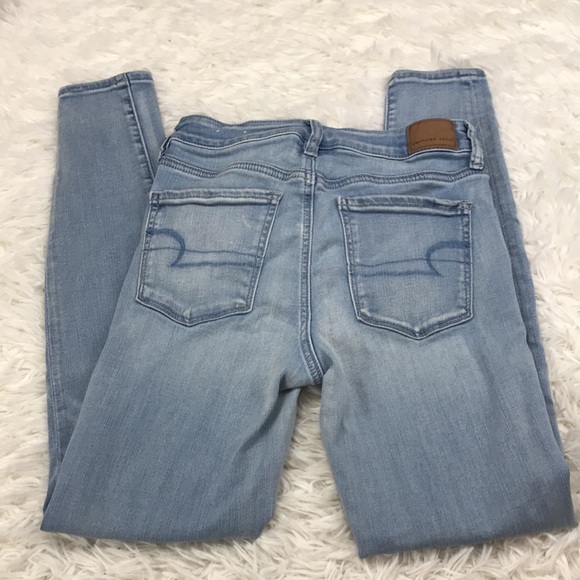 American Eagle Light Wash Jeggings - Picture 8 of 8